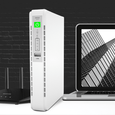 Loadshedding Backup Mini UPS 12000mAh – Power for WiFi, Routers & CCTV