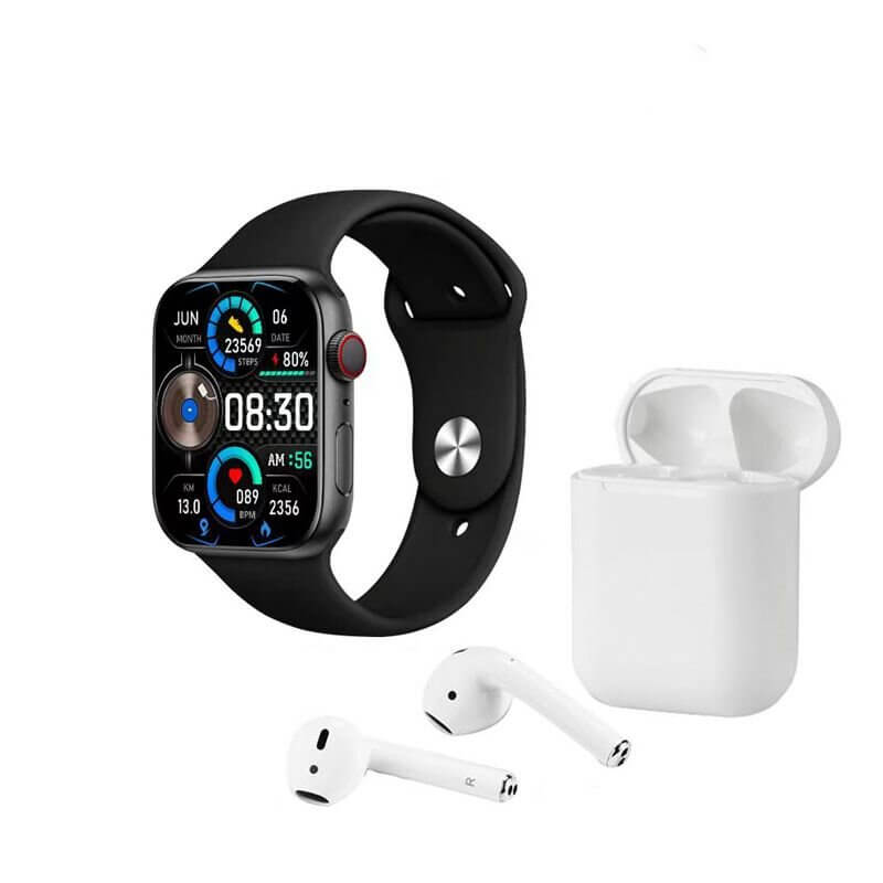 W8 Ultra Combo Smart Watch + TWS Earphones