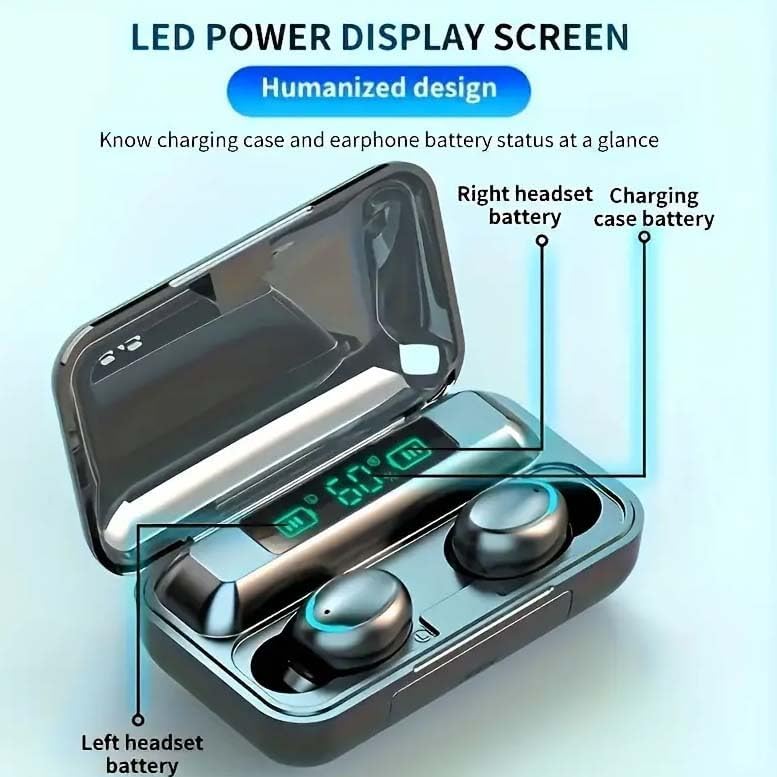 F9 TWS Wireless In-Ear Earbuds