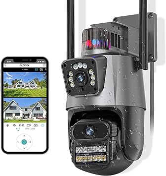 Smart Dual-Lens WiFi CCTV Camera — Indoor & Outdoor Security
